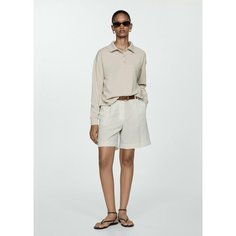 Бермуды MANGO CELIA, размер 38 EU, голубой