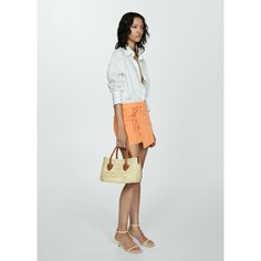 Юбка MANGO MIA, размер S, оранжевый