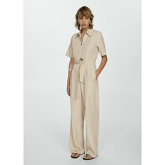 Комбинезон MANGO DELIA, размер M, бежевый