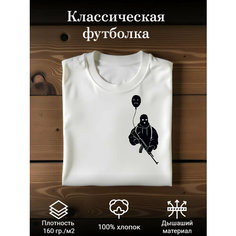Футболка Bizfut, 1 шт., размер L, белый