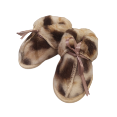 Пинетки Wool Lamb, размер 16, коричневый/белый