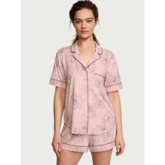 Пижама Victorias Secret, размер XS, розовый