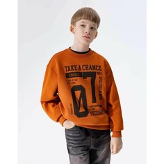 Свитшот Gloria Jeans, размер 12-14л/158-164, терракотовый