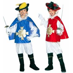 Костюм детский Мушкетер асс. 140см Widmann