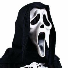 Маска Убийцы Фильм Крик Очень Страшное Кино Ghost Face Хэллоуин Косплей Нет бренда