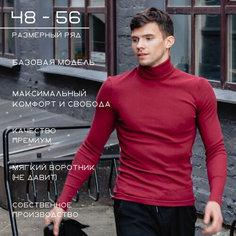 Водолазка Хайтек, размер 52/176, , бордовый, бордовый