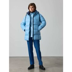 Пуховик JUST CLOTHES, размер 48, голубой