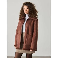 Куртка JUST CLOTHES, размер 48, коричневый
