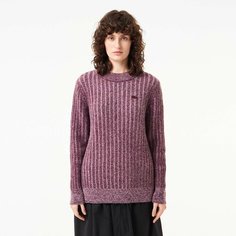 Свитер LACOSTE, размер T38, , бордовый, бордовый