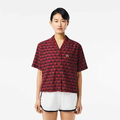 Рубашка LACOSTE Осень-зима 2024, размер T40, красный