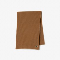 Шарф LACOSTE для мужчин и женщин, универсальный, коричневый