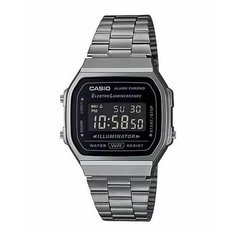 Наручные часы CASIO, серебряный, черный