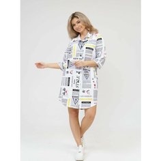 Халат LOVETEX.STORE, размер 58, белый