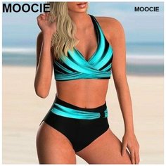 Комбинезон для плавания MOOCIE, размер XL, бирюзовый