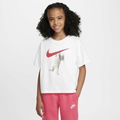 Футболка NIKE Sportswear, размер XS, белый