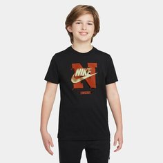 Футболка NIKE Futura, размер L, черный
