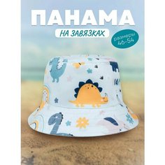 Панама Little Dandy LD6-PNM1-003 для детей, размер 52-54, голубой/синий