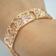Браслет FJ Fallon Jewelry, золотой