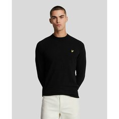 Джемпер Lyle & Scott Lambswool Blend Crew Neck Jumperr, размер S, , черный