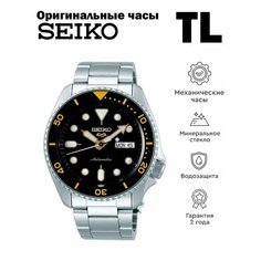 Наручные часы SEIKO 5 Sports, серебряный/черный
