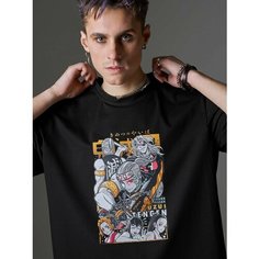Футболка NAKAMA, размер L-XL, черный