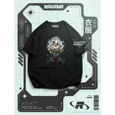 Футболка NAKAMA, размер L-XL, черный