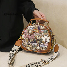 Сумка мессенджер , коричневый North bag