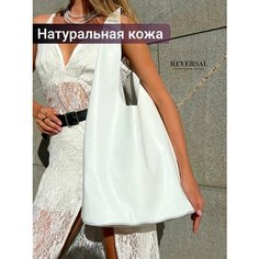 Сумка шоппер Reversal, фактура матовая, белый
