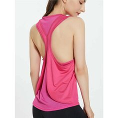 Майка спортивная ROKSPORT, размер L, рoзовый
