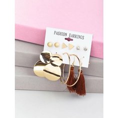 Серьги конго, пусеты Greenbird, кристалл, желтый