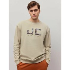 Толстовка JUST CLOTHES, размер 46, , бежевый