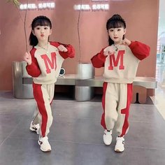 Костюм спортивный MOOCIE, размер 150, красный