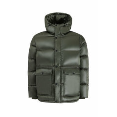 Пуховик EA7 EMPORIO ARMANI, размер XS, зелёный