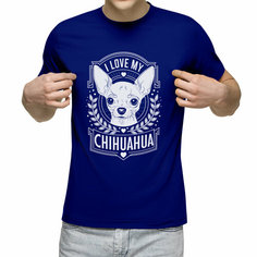 Футболка Us Basic, размер 2XL, cиний