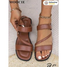 Босоножки MOOCIE, размер Foot length 23.5 cm, brown
