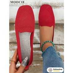 Мокасины MOOCIE, размер Длина стопы 24.5 см, красный