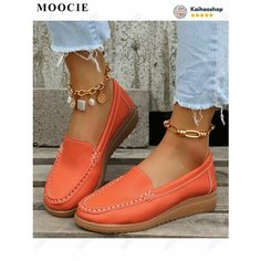 Мокасины MOOCIE, размер Длина стопы 24.5 см, оранжевый