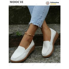 Мокасины MOOCIE, размер Длина стопы 26 см, белый