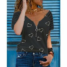 Футболка MOOCIE, размер INT 4XL, черный/черный