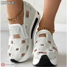 Кроссовки MOOCIE Базовая коллекция, размер CN 42 (Длина стопы 25.5-26 см.), белый
