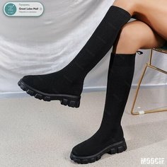 Сапоги, размер INT 42, черный Нет бренда