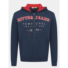 Толстовка Ritter jeans, размер 46, , синий