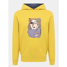 Худи JUST CLOTHES, размер 54, , желтый