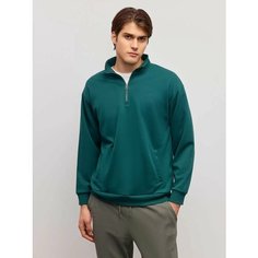 Толстовка JUST CLOTHES, размер XXXL, , темно-зеленый