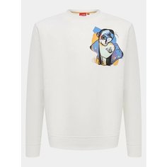 Свитшот JUST CLOTHES, размер 54, , белый