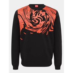 Свитшот JUST CLOTHES, размер 54, , черный