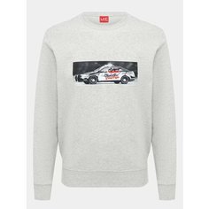 Свитшот JUST CLOTHES, размер 54, , серый