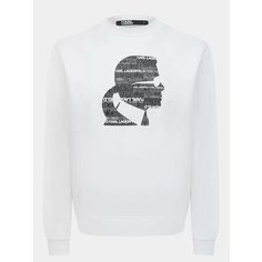 Свитшот Karl Lagerfeld, размер XL, , черно-белый