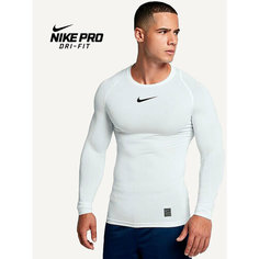 Рашгард NIKE Лонгслив Nike, размер XXL, белый
