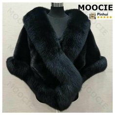 Пончо MOOCIE, размер one size, черный